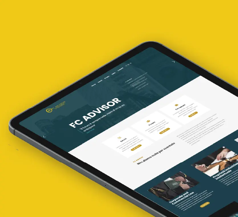 Anteprima del progetto FC Advisor